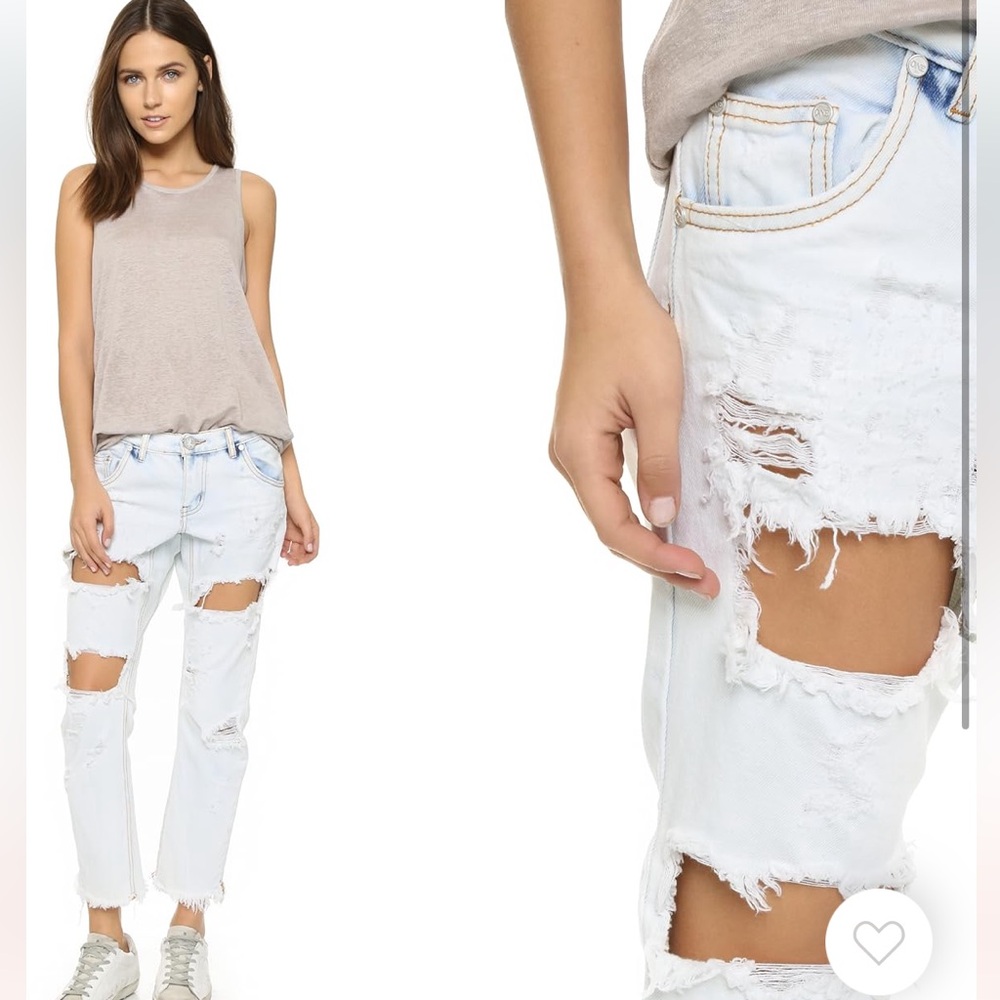 One Teaspoon Lonely Boy Slouch Jeans